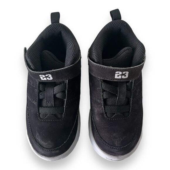 Nike Air Jordan Max Aura 3 Toddler 9C Black White DA8023-002 Sneakers - Picture 7 of 8